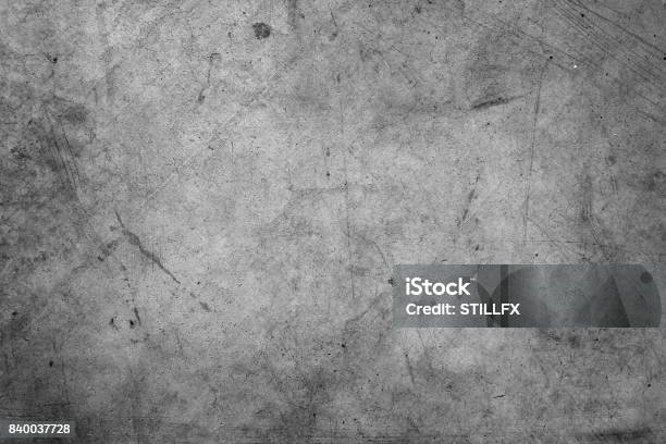 Grey Concrete Wall Stock Photo - Download Image Now - Abstract, Backgrounds, Black And White