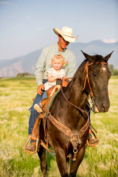 istock Cowboy Dad and Two Year Old Girl 840038114
