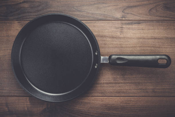 istock big frying pan on the table 840041146