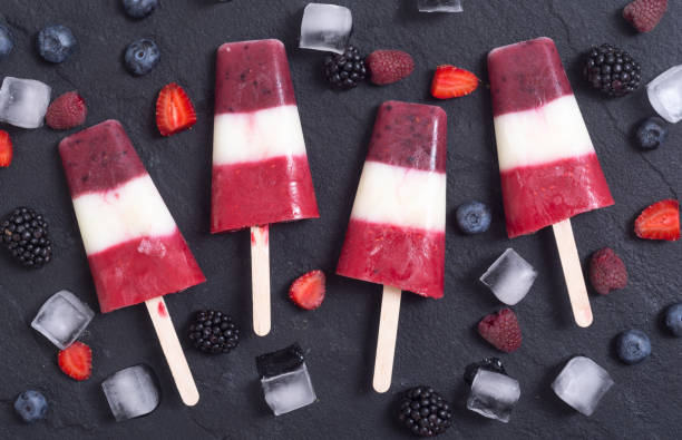 istock Colorful homemade popsicle 840047754