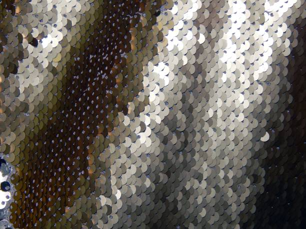 istock Abstract silver background of metal discs 840049972