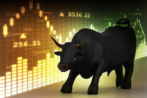 istock business bull in color background 840067338