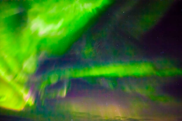 istock Aurora Borealis or better known as The Northern Lights for background view in Iceland, Snaefellsnesvegur during winter 840067620