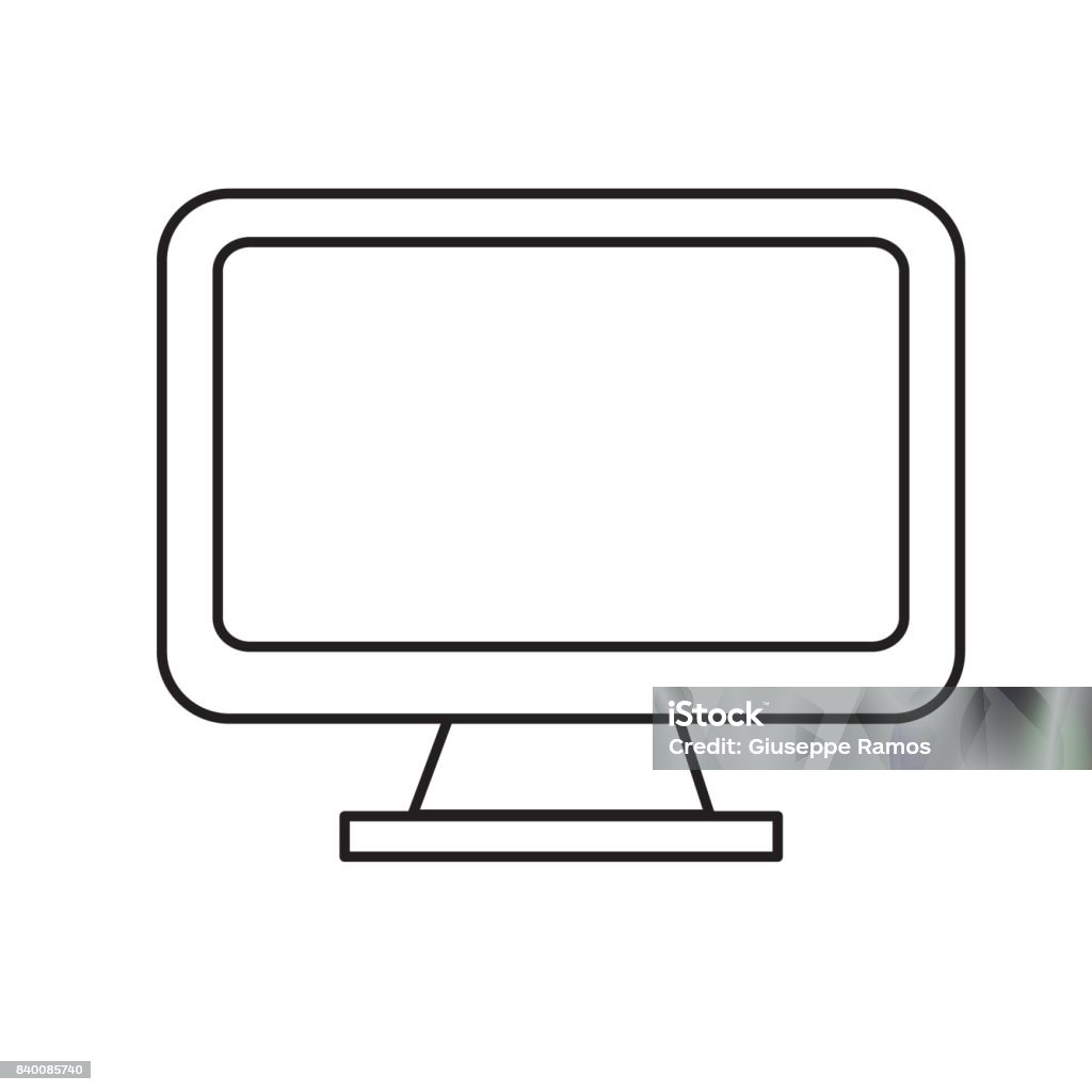Line Computer Electronic Technology With Database Information Stock ...