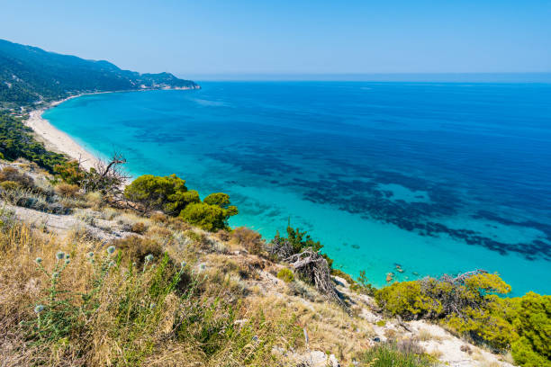istock Ionian sea on Lefkada west coast 840086362