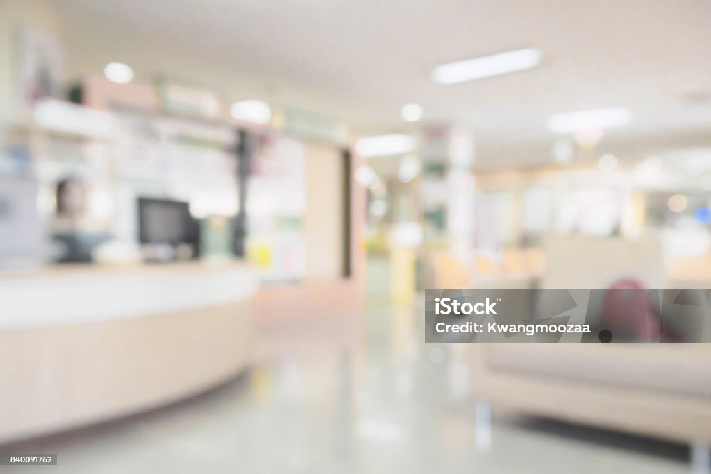 hospital medical interior blurred background Backgrounds Stock Photo