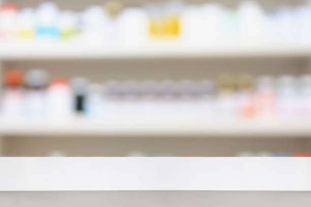 istock pharmacy table in the pharmacy drugstore 840092308