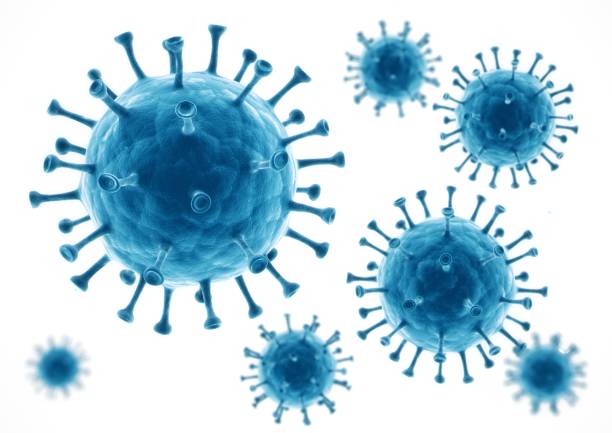 3d 렌더링 바이러스 근접 촬영 - hiv virus retrovirus aids 뉴스 사진 이미지