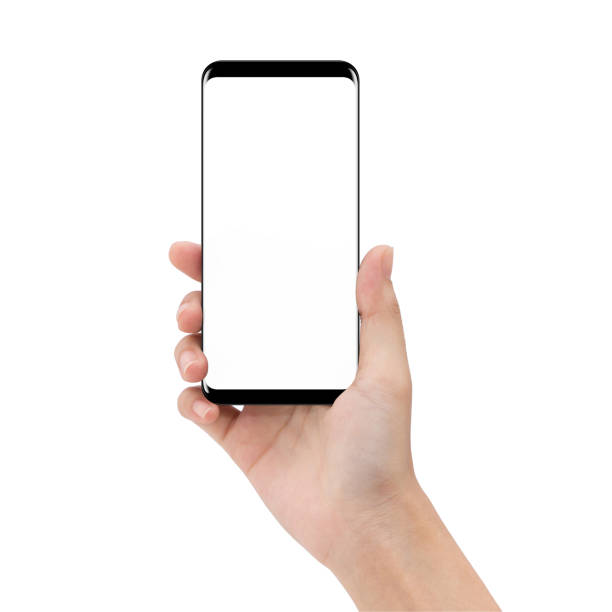 istock mock up phone in holding hand isolated on white background clipping path inside 840109436