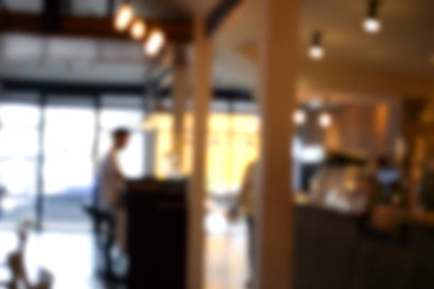 istock Blurred background People in coffee shop, blurred cafe 840109550