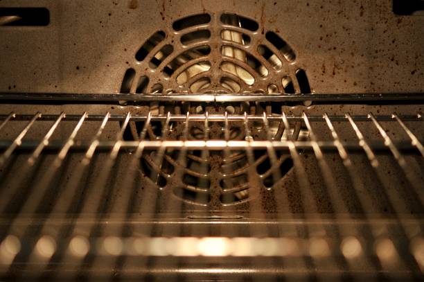 istock Inside oven, oven never clean dirty and not good for health 840110878