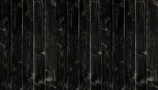 istock Black wood texture for design and background. 840129004