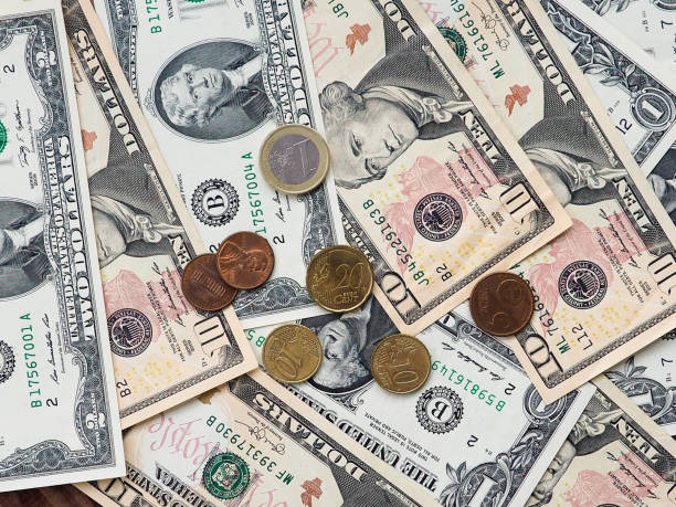 istock dollars banknotes as a background, a lot of cas 840131900