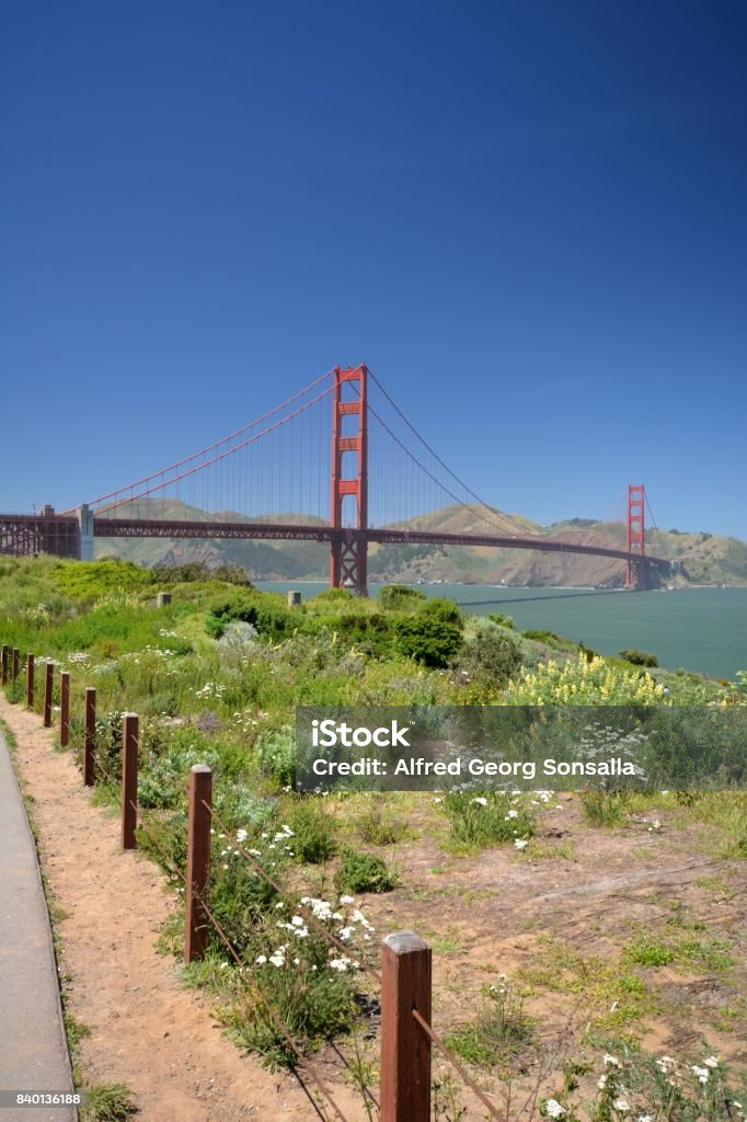 Impressions from the Golden Gate Bridge in San Francisco from May 2, 2017, California USA San Francisco, CA, USA, May 2, 2017: Impressions from the Golden Gate Bridge in San Francisco from May 2, 2017, California USA 2017 Stock Photo