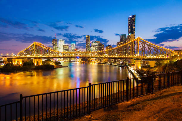 istock Brisbane Story Bridge at Night 840143510