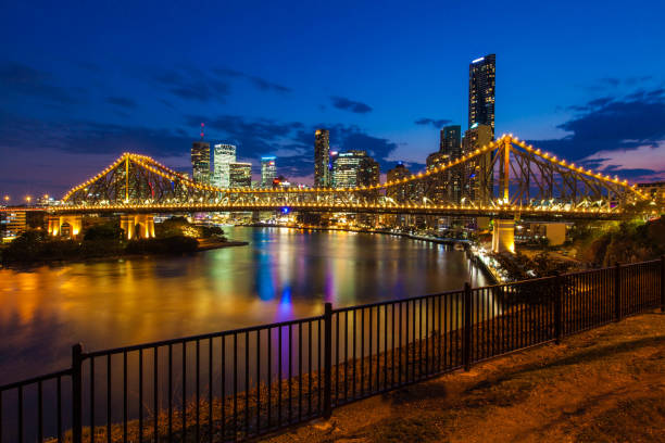 istock Brisbane Story Bridge at Night 840143556