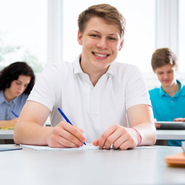 istock Portrait of smiling student 840148778