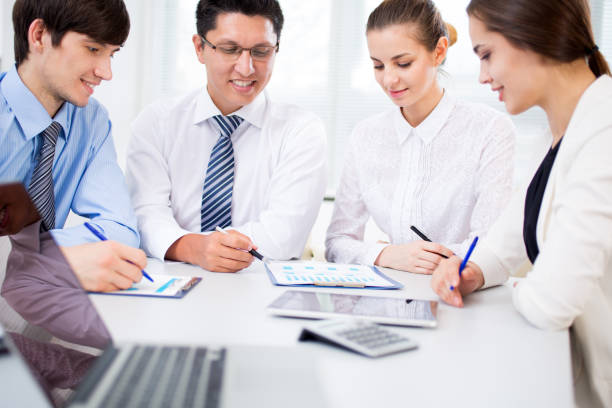 istock Group of business people 840151056