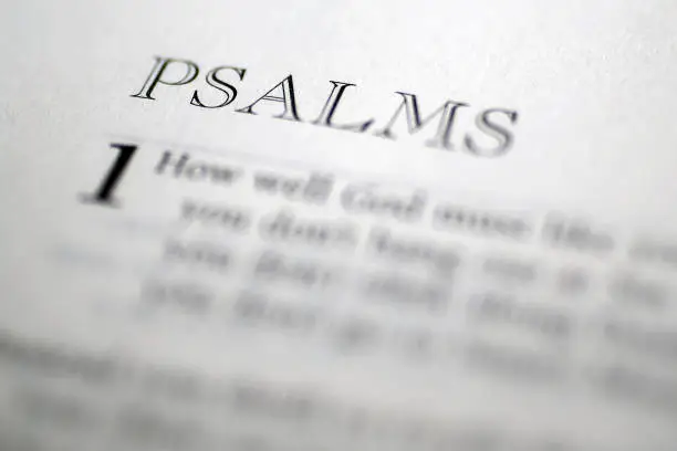 Image of dictionary word: Psalms