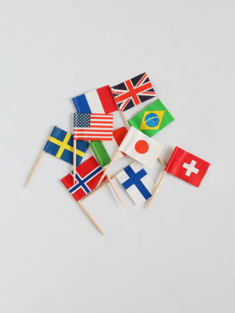 istock Colorful Cocktail National Flags 840162138