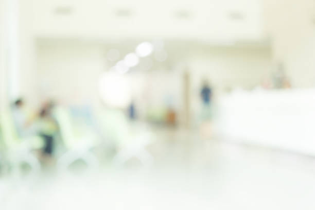 istock Abstract blur and defocused hospital interior for background 840174084