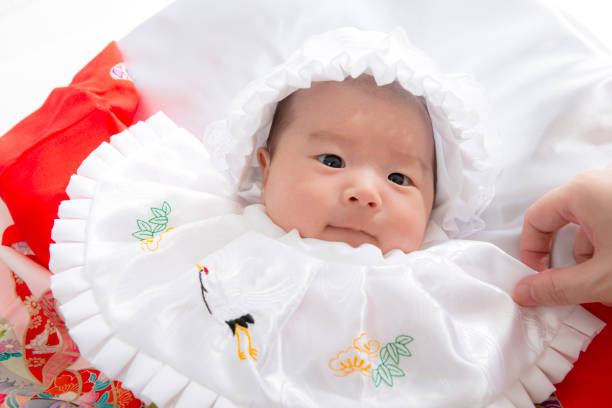 istock Miyamairi, japanese tracitional rite for newborns. 840184268