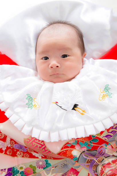 istock Miyamairi, japanese tracitional rite for newborns. 840184346