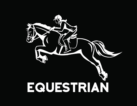 Horse Jumping Equestrian Sport silhouette