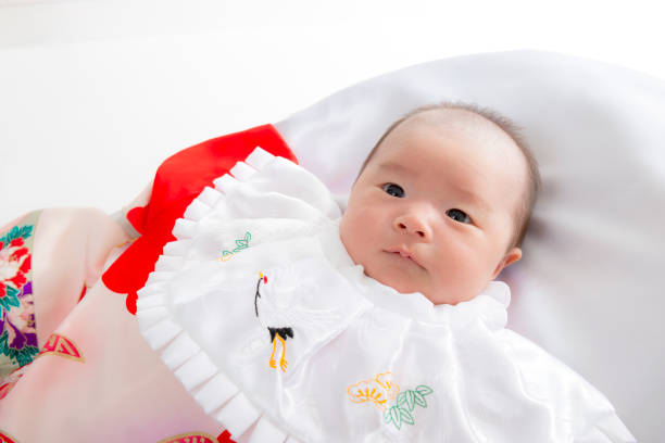 istock Miyamairi, japanese tracitional rite for newborns. 840184396