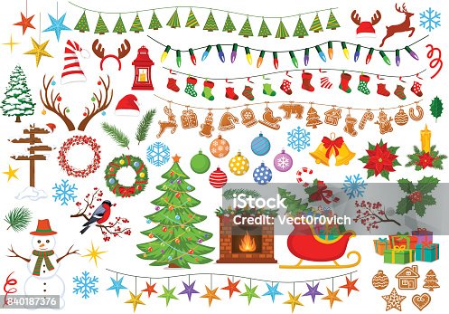 13,049 Christmas Garland Cartoon Illustrations & Clip Art - iStock