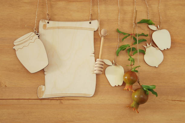 istock Rosh hashanah (jewish New Year holiday) concept. Traditional symbols 840187980