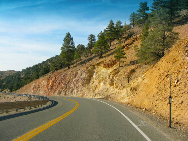 istock Mountain road in Nevada, USA 840192502