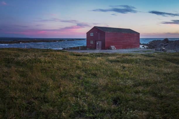 istock sunset over small fishing village 840198622
