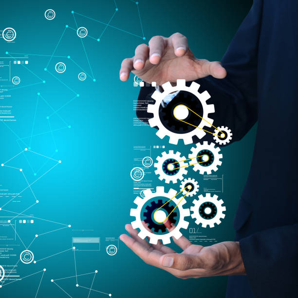 concept of new business idea and technology