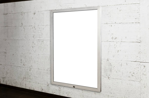 istock Underground billboard mockup. Isolated poster for advertising campaign promotion 840203766