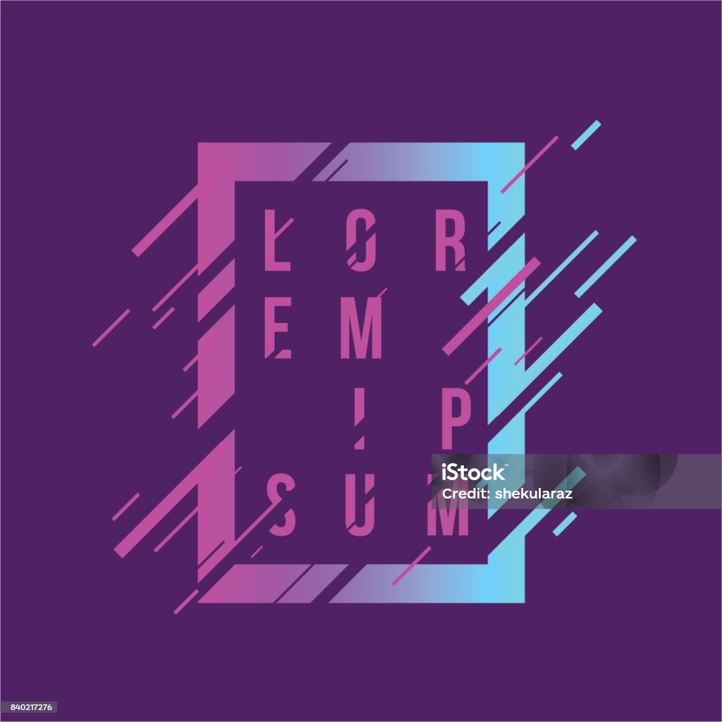 Frame art graphics. Stylish geometric element for business cards, gift cards, flyers brochures. Vector illustration. Abstract stock vector