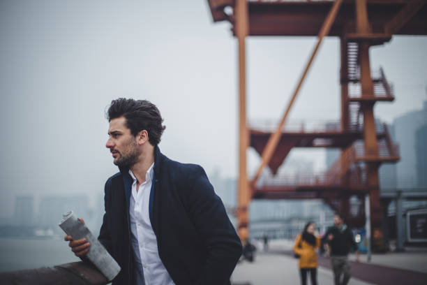 istock Winter day by the river 840223402