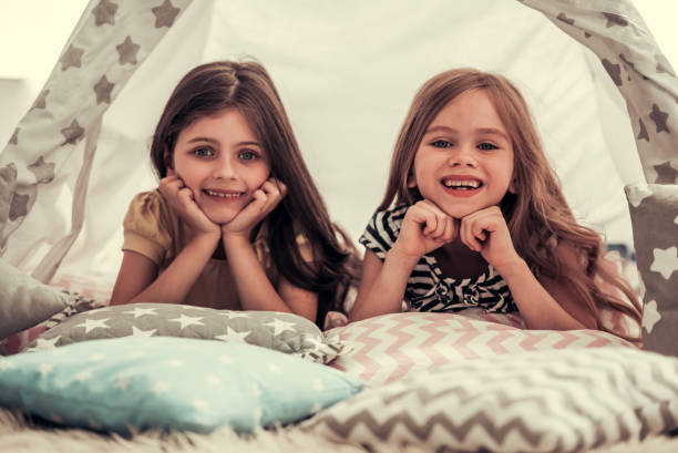 istock Little girls playing 840230646