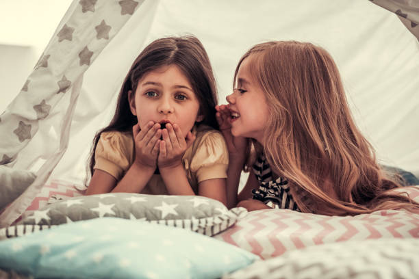 istock Little girls playing 840230816