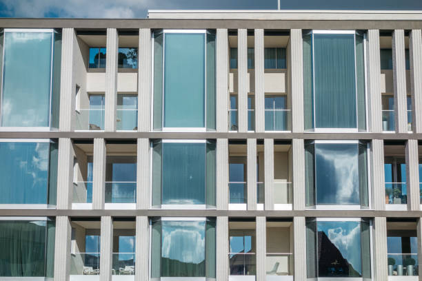 istock cold colored apartment house at berlin 840235842