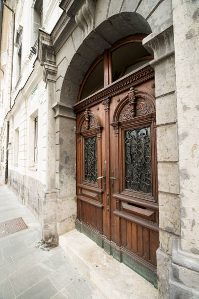 istock Old doors, handles, locks, lattices and windows 840235976