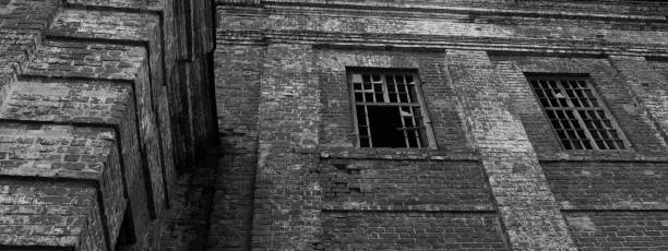istock an old abandoned building with broken Windows brings sadness and longing 840237238
