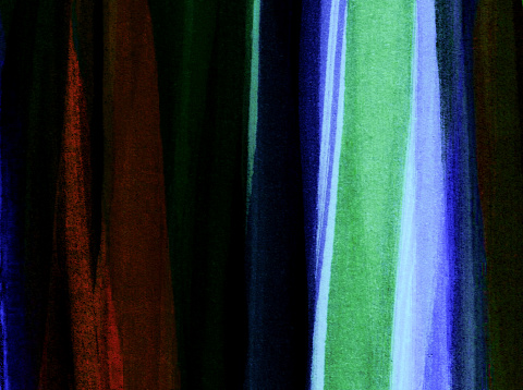 Sfondo con pennellate verticali di colore nei toni del marrone, salvia de blu scuro e verde photo