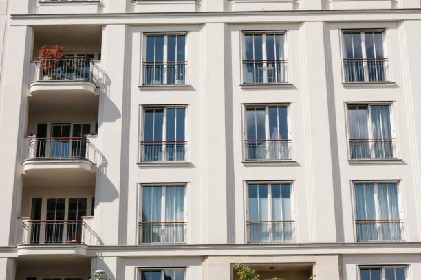 istock white facade of luxury apartment building 840250180
