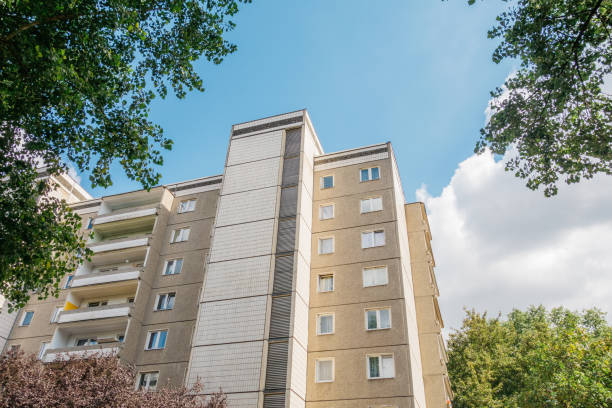 istock old plattenbau building framed by green trees 840251842