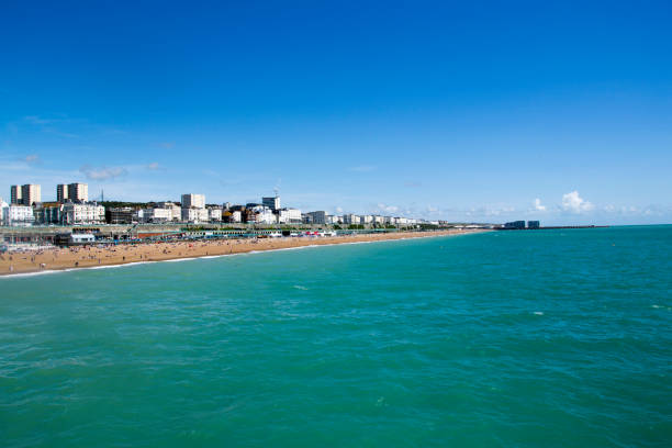 brighton - palace pier tourism built structure sign - fotografias e filmes do acervo