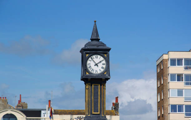 brighton - palace pier tourism built structure sign fotografías e imágenes de stock