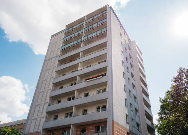 istock block formed apartment house with big balconies 840258304