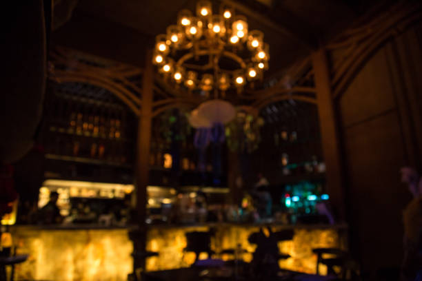 istock Blurred images of luxury bars. 840265264