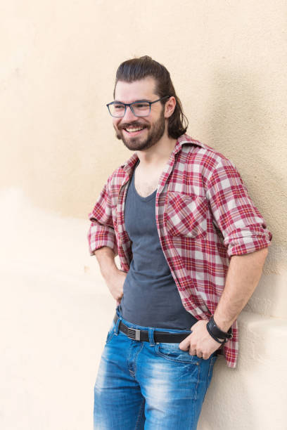istock Handsome young man posing in front of the camera. 840276576